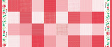 Load image into Gallery viewer, Moda Fabrics - The North Pole - Berry Christmas Patchwork Border - 1/2 YARD CUT
