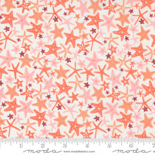 Load image into Gallery viewer, Moda Fabrics - The Sea and Me - You&#39;re a Star Cloud Coral - 1/2 YARD CUT
