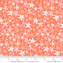 Load image into Gallery viewer, Moda Fabrics - The Sea and Me - You&#39;re a Star Coral - 1/2 YARD CUT
