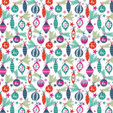 Craft Cotton Company - Colorful Christmas - Joy - 1/2 YARD CUT