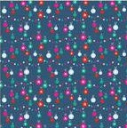 Craft Cotton Company - Colorful Christmas - Baubles - 1/2 YARD CUT