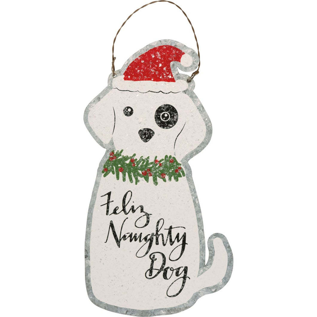 Feliz Naughty Dog Hanging Decor