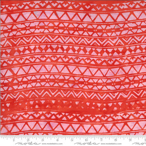 Moda Fabrics - Malibu Batiks - Coral - 1/2 YARD CUT