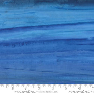 Moda Fabrics - Bossa Nova Batiks - Space Blue Ombre Stripe - 1/2 YARD CUT