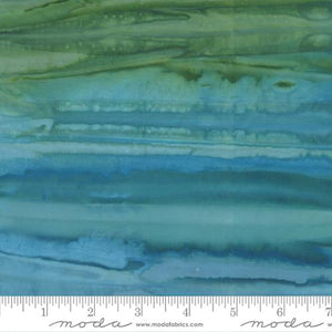 Moda Fabrics - Bossa Nova Batiks - Ocean Ombre Stripe - 1/2 YARD CUT