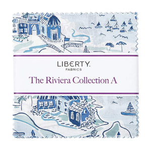 Liberty Fabrics by Riley Blake - The Riviera Collection A - 5” Stacker