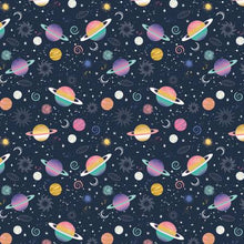 Load image into Gallery viewer, Camelot - Magical Space - Navy Astral Solar System - 1/2 YARD CUT
