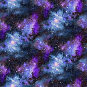 Studio E - Blue Nebula - 1/2 YARD CUT