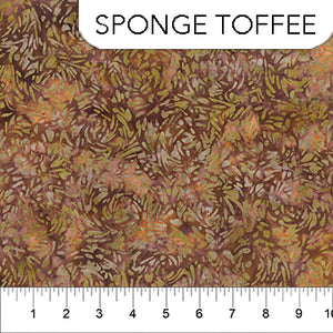 Banyan Batik - BFF Sponge Toffee - 1/2 YARD CUT
