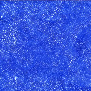 Hoffman - Blue Bali Dots Batik - 1/2 YARD CUT