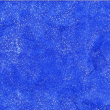 Hoffman - Blue Bali Dots Batik - 1/2 YARD CUT