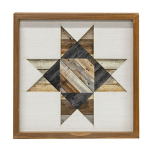 Load image into Gallery viewer, Framed Natural Barn Quilt
