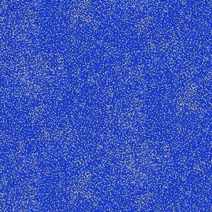 Kanvas - Moonlit Dots - Royal w/ Metallic - 1/2 YARD CUT - Dreaming of the Sea Fabrics