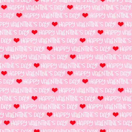 Henry Glass & Co - Gnomie Love - Happy Valentine's Day - 1/2 YARD CUT