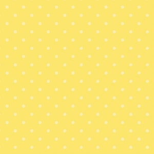 Kanvas - Rise 'n Shine - Dots Yellow - 1/2 YARD CUT