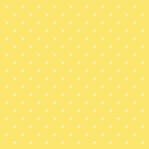 Kanvas - Rise 'n Shine - Dots Yellow - 1/2 YARD CUT