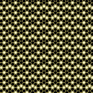 Kanvas - Buzzworthy - Honeycomb Multi - 1/2 YARD CUT
