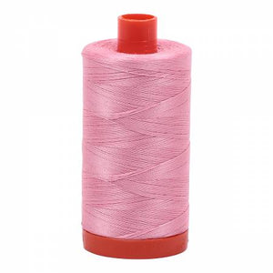 Aurifil Mako Cotton Thread 50 wt 1422 yds - Bright Pink 2425