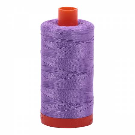 Fil à Coudre Aurifil Mako Coton 80 Wt - Wedgewood Clair - 280m Bobine Bois - Pour Patchwork Et Broderie