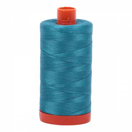 Aurifil Mako Cotton Thread 50 wt 1422 yds - Dark Turquoise 4182
