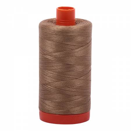 Aurifil Mako Cotton Thread 50 wt 1422 yds - Toast 6010