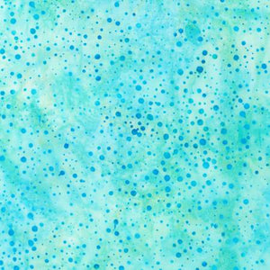 Robert Kaufman - Dots Azure Batik - 1/2 YARD CUT