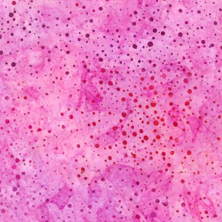 Robert Kaufman - Dots Rose Batik - 1/2 YARD CUT