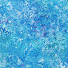 Load image into Gallery viewer, End of Bolt - Winter Sparkle Batiks - Poinsettia Water - 35&quot;
