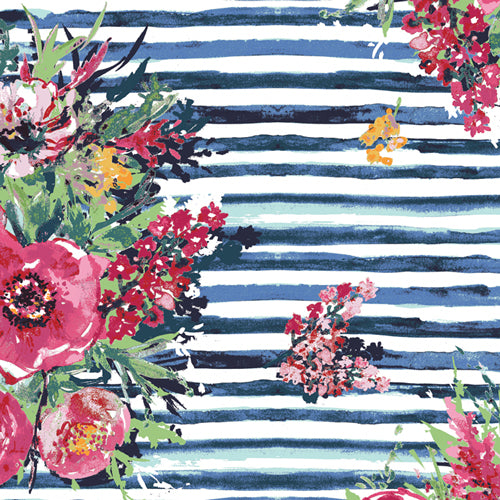 Art Gallery Fabrics - Aquarelle - Plein Air Bouquet - 1/2 YARD CUT