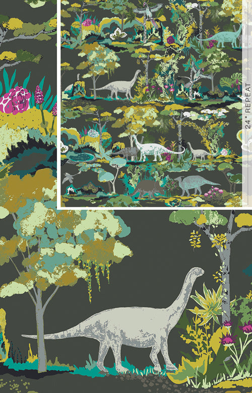 Art Gallery Fabrics - CANVAS - Dinosauria - 1/2 YARD CUT