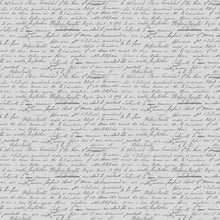 Load image into Gallery viewer, Timeless Treasures - Buttercup Script Text - 1/2 YARD CUT
