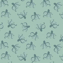 Load image into Gallery viewer, Riley Blake - Hoist the Sails - Octopi Mint - 1/2 YARD CUT
