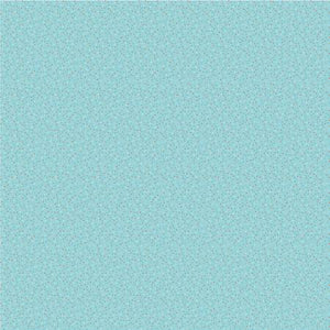 Poppie Cotton - Country Confetti - Lt. Teal Blue Lagoon - 1/2 YARD CUT
