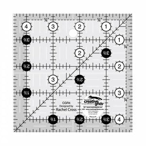 Creative Grids Quilt Ruler 4 1/2" Square