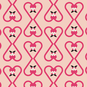 Birch Fabrics - I Heart Flamingos - 1/2 YARD CUT