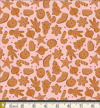 Load image into Gallery viewer, Art Gallery Fabrics - Christmas in the City - Ginger Bliss - 1/2 YARD CUT
