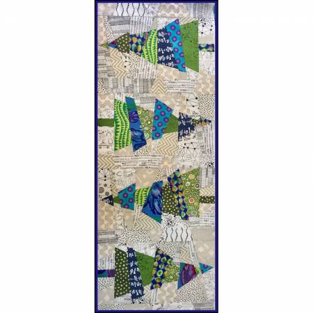 Crazy Christmas Trees Table Runner Pattern