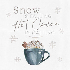 Snow is Falling Hot Cocoa is Calling Canvas