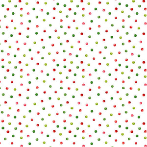 End of Bolt - Watermelon Party - Watermelon Dots White - 35"