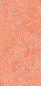 Majestic Batiks - Dots Apricot - 1/2 YARD CUT