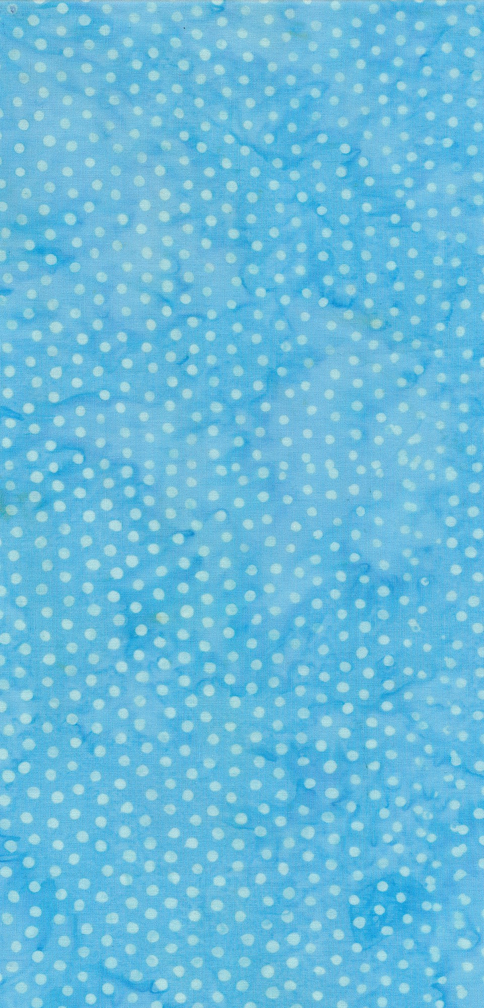 Majestic Batiks - Dots Spring Blue - 1/2 YARD CUT