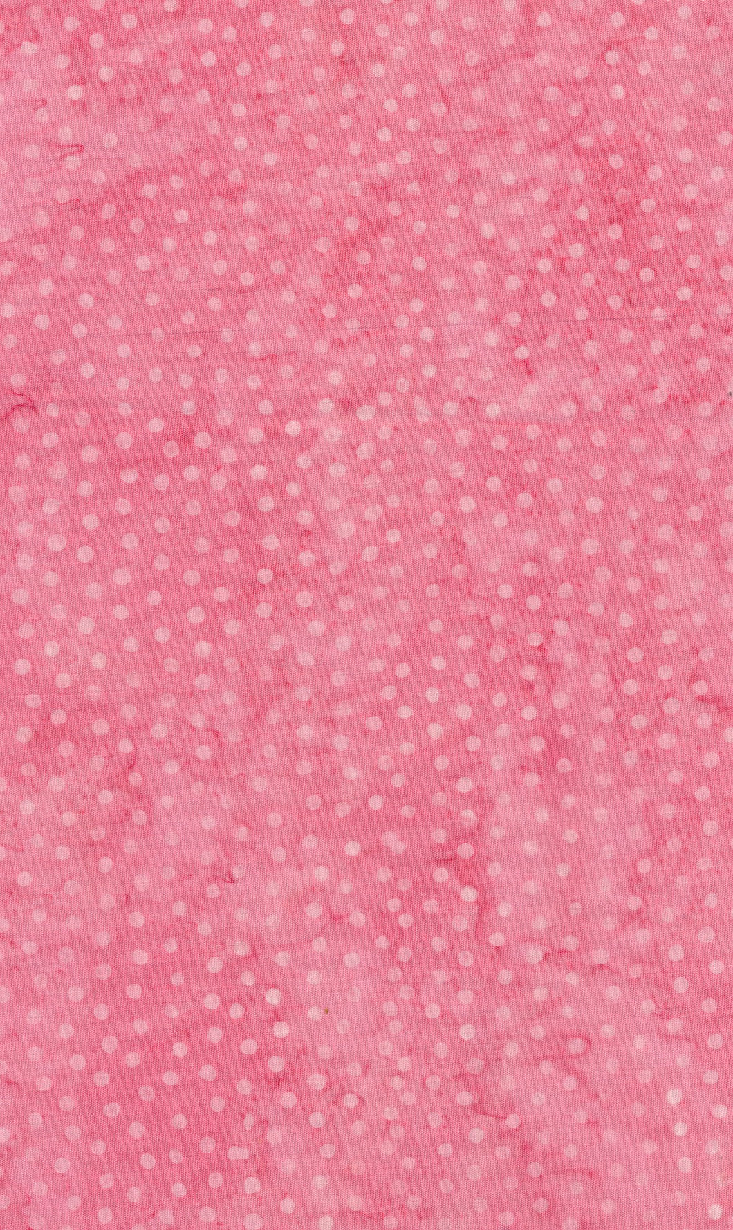 Majestic Batiks - Dots Pink - 1/2 YARD CUT