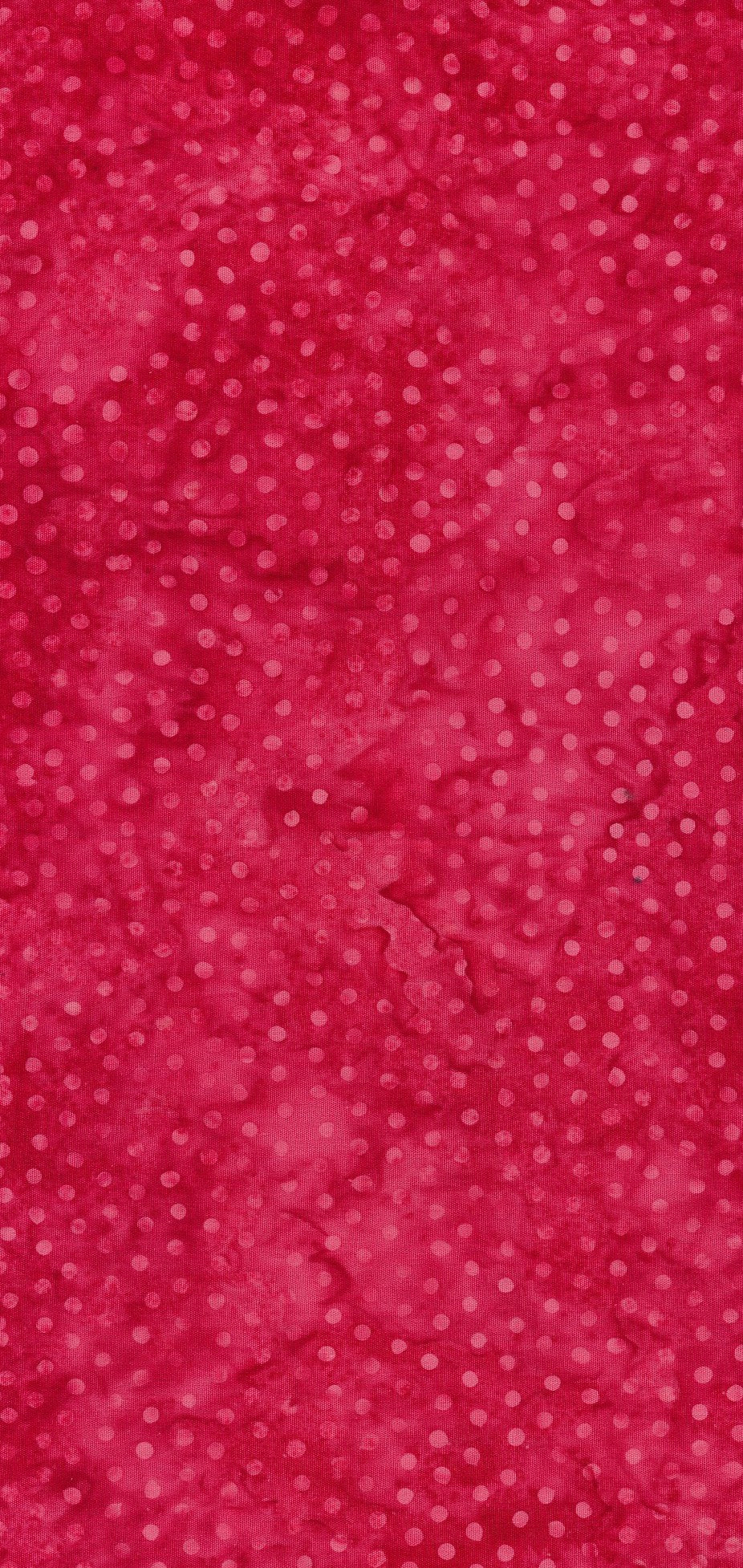 Majestic Batiks - Dots Hot Pink - 1/2 YARD CUT