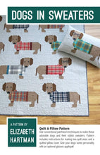 Load image into Gallery viewer, Dogs in Sweaters Quilt &amp; Pillow Pattern - Dreaming of the Sea Fabrics
