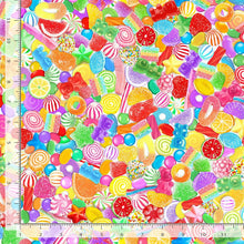 Load image into Gallery viewer, Timeless Treasures - Sugar Rush - Multi Tossed Candy - 1/2 YARD CUT
