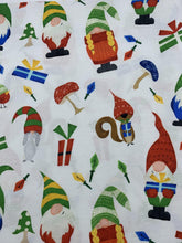 Load image into Gallery viewer, David Textiles - Gnomes and Presents - 1/2 YARD CUT - Dreaming of the Sea Fabrics
