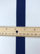 Load image into Gallery viewer, Navy 1&quot; Polypro Webbing - BY THE YARD
