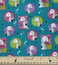 Load image into Gallery viewer, Craft Cotton Company - Sweet Little Seahorses - Be More Seahorses - 1/2 YARD CUT - Dreaming of the Sea Fabrics
