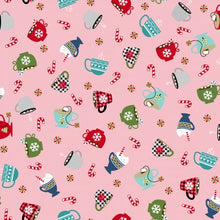 Load image into Gallery viewer, Kimberbell - Cup of Cheer - Cozy Cups Pink - 1/2 YARD CUT
