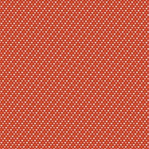 Poppie Cotton - With All My Heart Red - 1/2 YARD CUT